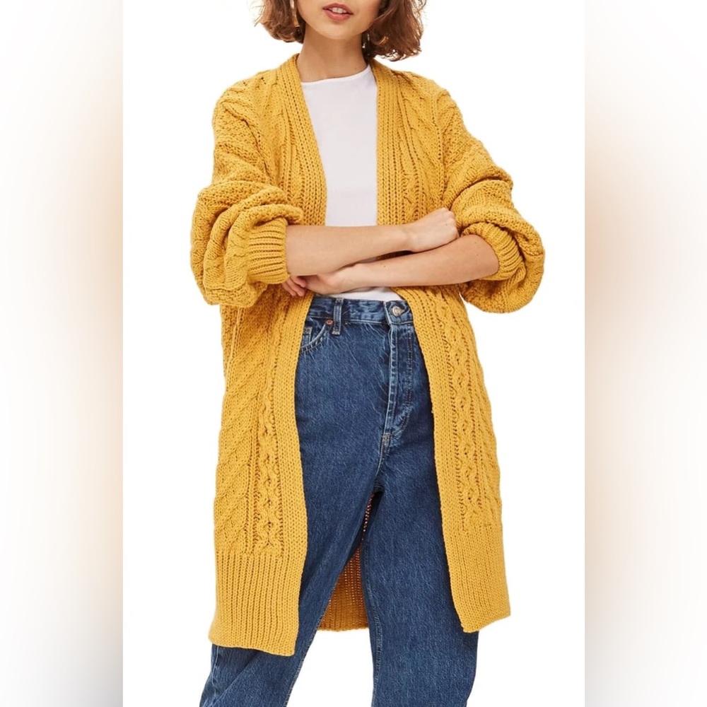 Bell Sleeve Topshop Duster Cardigan